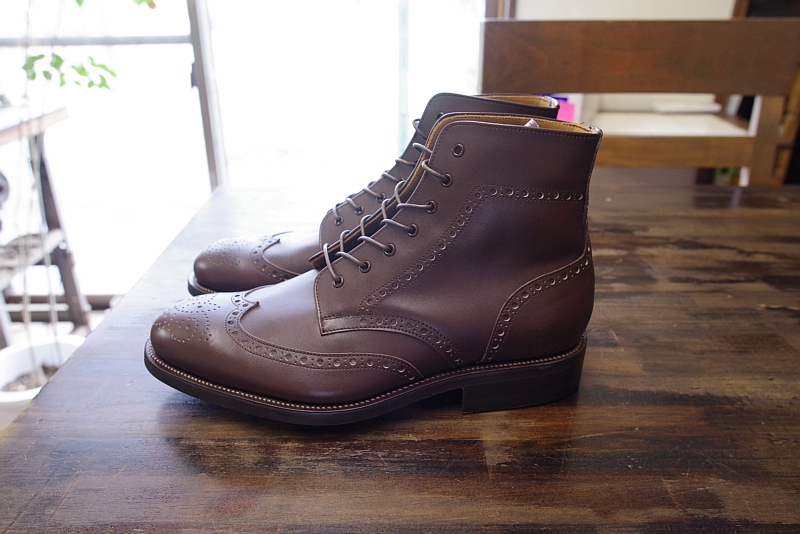 フルブローグブーツｖ