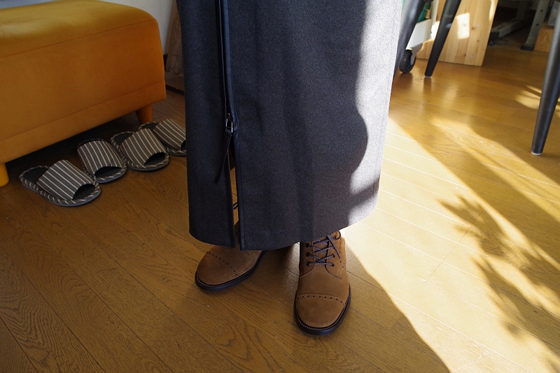 クォーターブローグブーツ