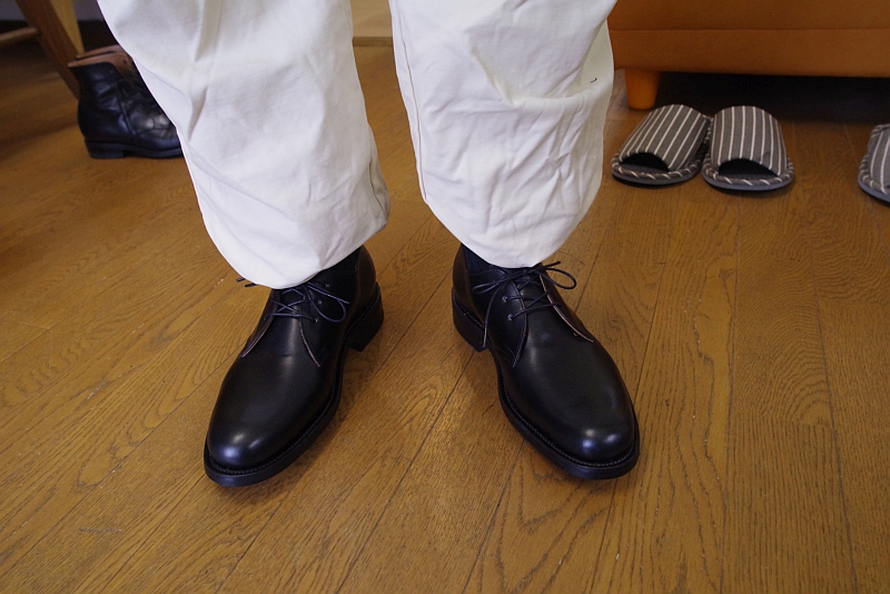 ３穴ギブソンシューズ