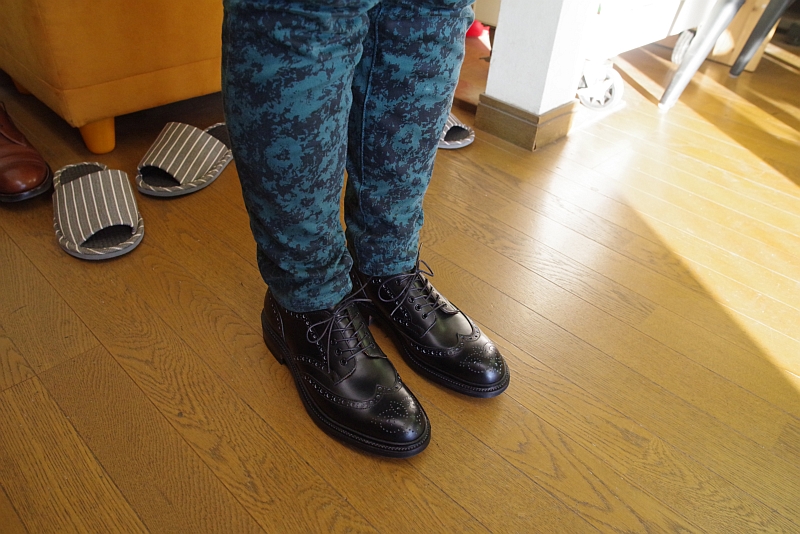 フルブローグシューズ